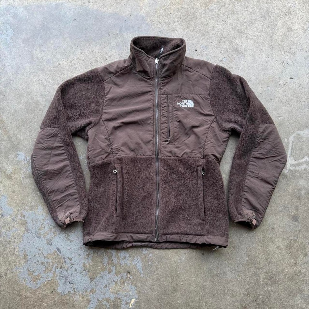 The North Face brown Denali fleece jacket size S